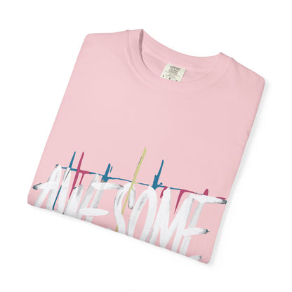Abstract Paint Drip T-Shirt — Minimalist Colorful Brushstroke Tee