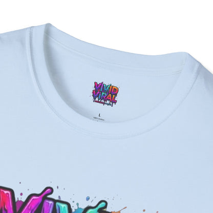 Vivid Viral Graffiti T-Shirt — "The Look of Living Loud" Streetwear Tee