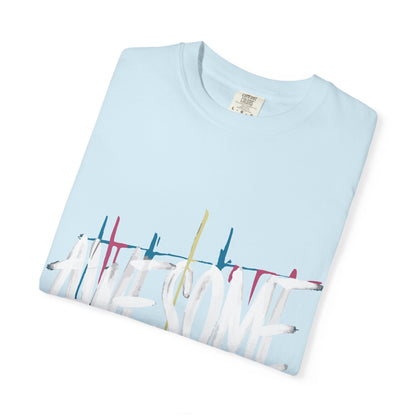 Abstract Paint Drip T-Shirt — Minimalist Colorful Brushstroke Tee
