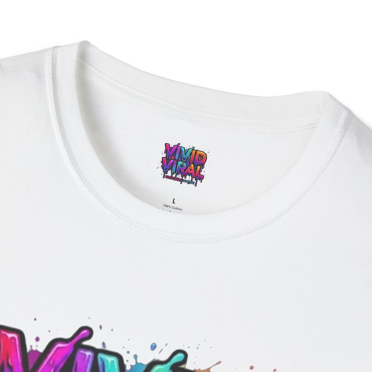 Vivid Viral Graffiti T-Shirt — "The Look of Living Loud" Streetwear Tee