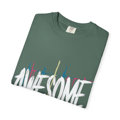 Abstract Paint Drip T-Shirt — Minimalist Colorful Brushstroke Tee