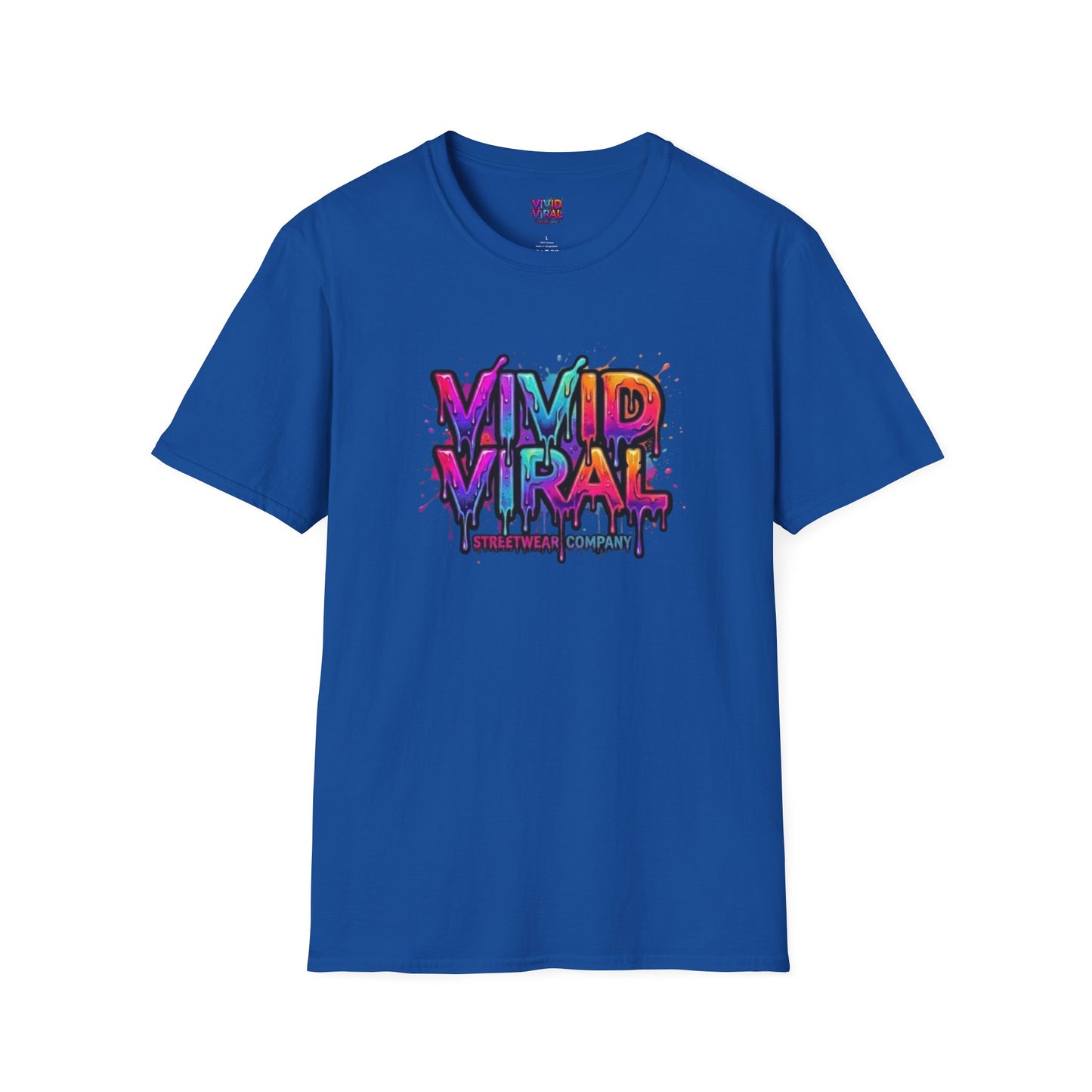 Vivid Viral Graffiti T-Shirt — "The Look of Living Loud" Streetwear Tee