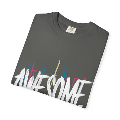 Abstract Paint Drip T-Shirt — Minimalist Colorful Brushstroke Tee