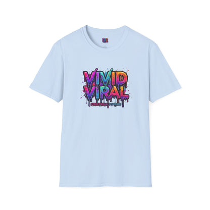Vivid Viral Graffiti T-Shirt — "The Look of Living Loud" Streetwear Tee