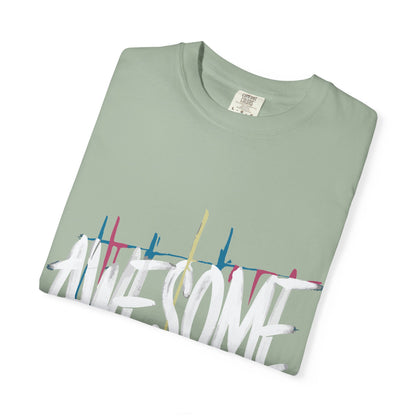 Abstract Paint Drip T-Shirt — Minimalist Colorful Brushstroke Tee
