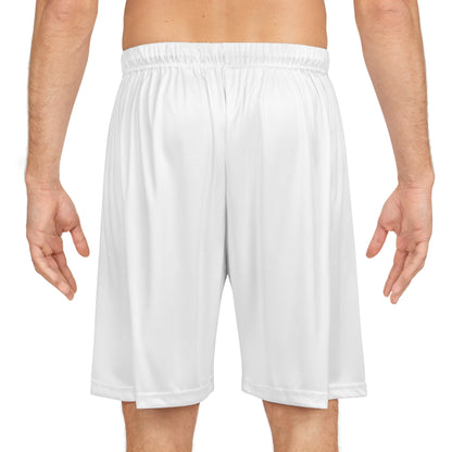 Vivid Viral Basketball Shorts — Colorful Graffiti Logo Athletic Shorts