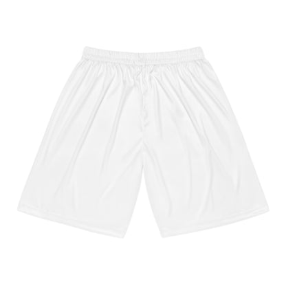 Vivid Viral Basketball Shorts — Colorful Graffiti Logo Athletic Shorts