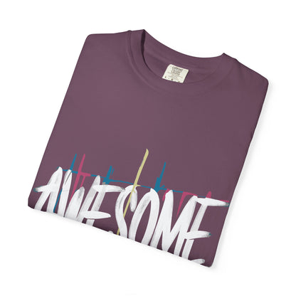 Abstract Paint Drip T-Shirt — Minimalist Colorful Brushstroke Tee