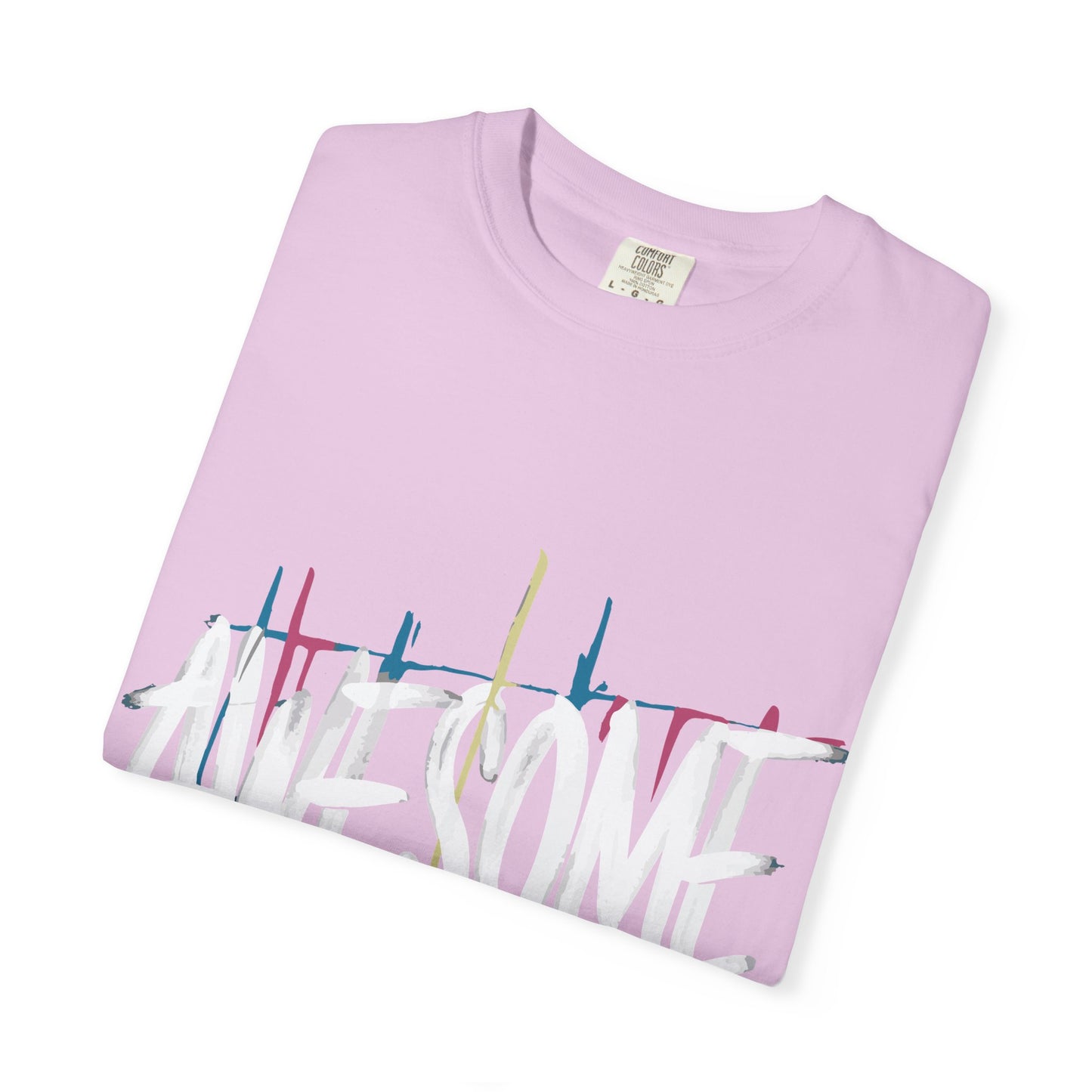 Abstract Paint Drip T-Shirt — Minimalist Colorful Brushstroke Tee