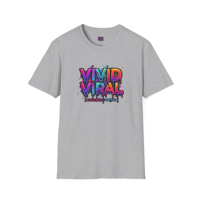Vivid Viral Graffiti T-Shirt — "The Look of Living Loud" Streetwear Tee